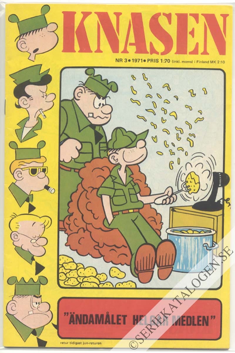 Framsida på Knasen #3 (1971)