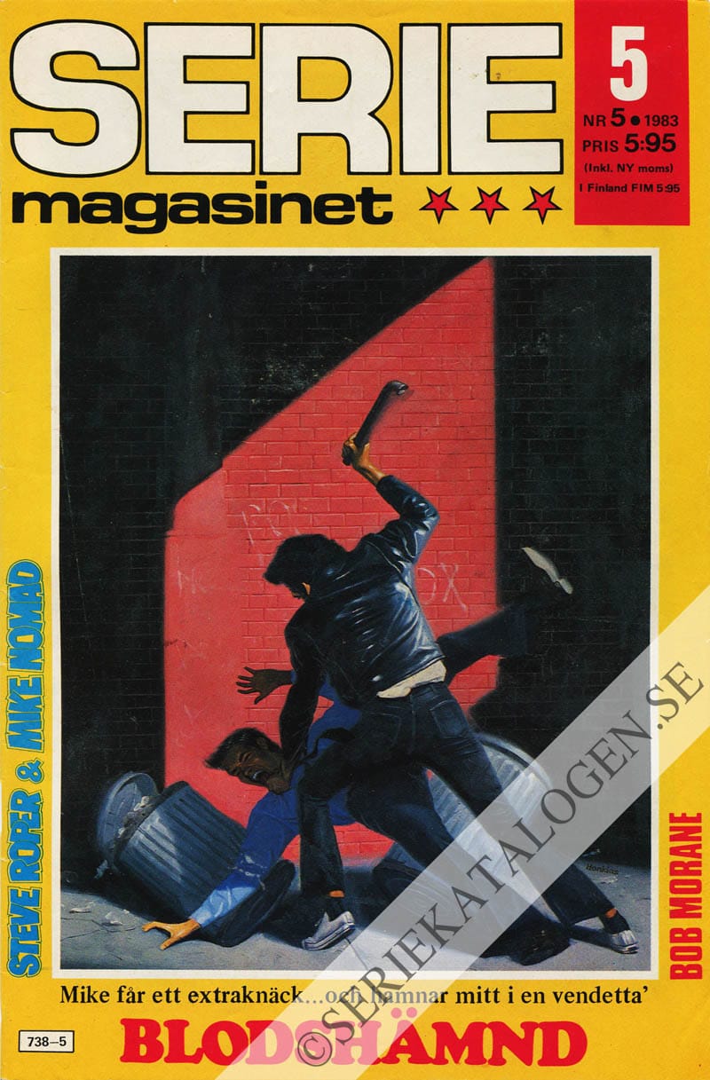 Framsida på Seriemagasinet #5 (1983)