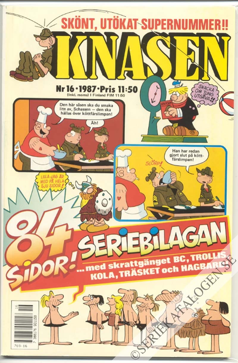 Framsida på Knasen #16 (1987)