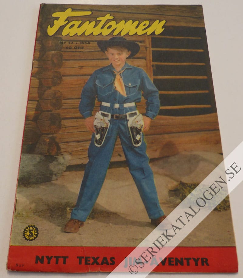 Framsida på Fantomen #22 (1954)