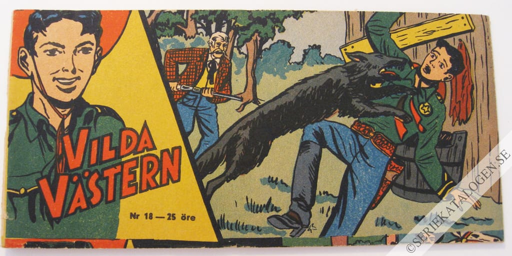 Framsida på Vilda Västern #18 (1956)