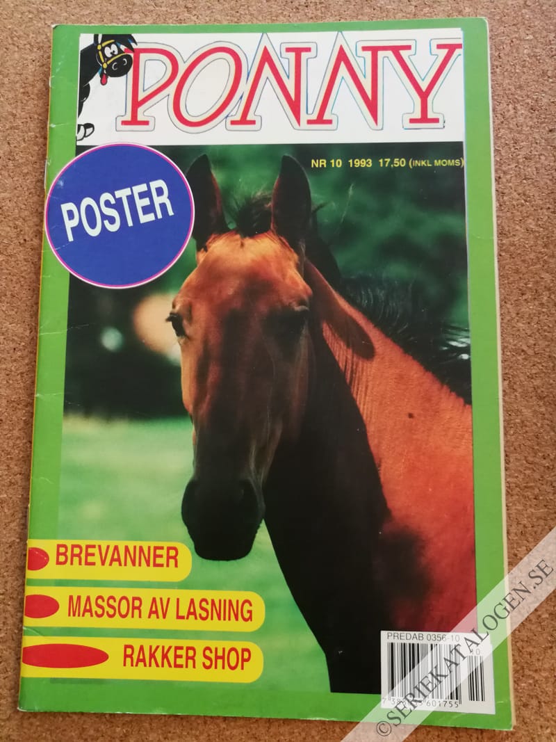 Framsida på Ponny-magasinet #10 (1993)