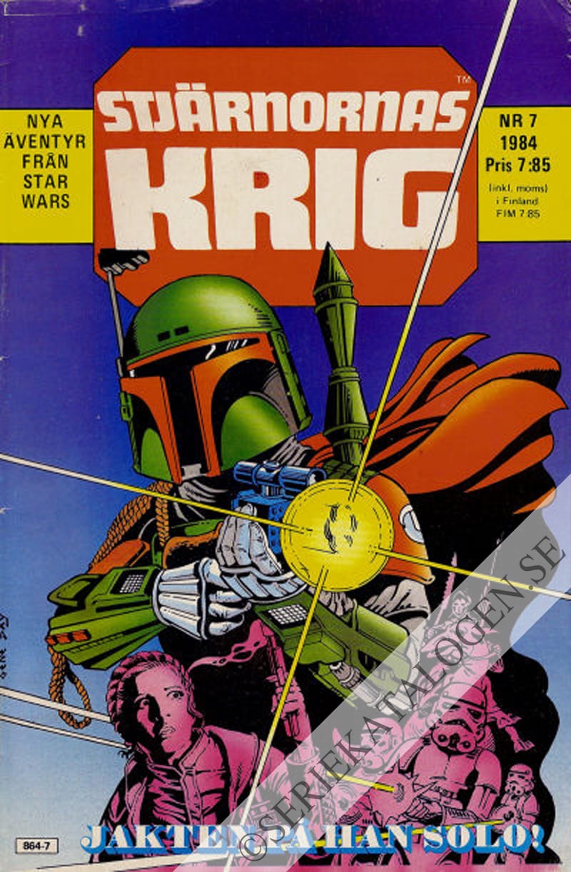 Framsida på Stjärnornas krig #7 (1984)