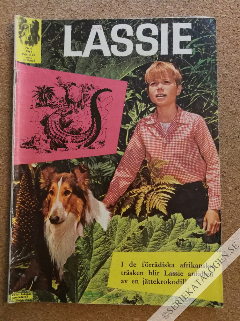 Framsida på Lassie #6 (1963)