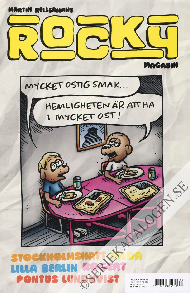Framsida på Martin Kellermans Rocky #5 (2015)