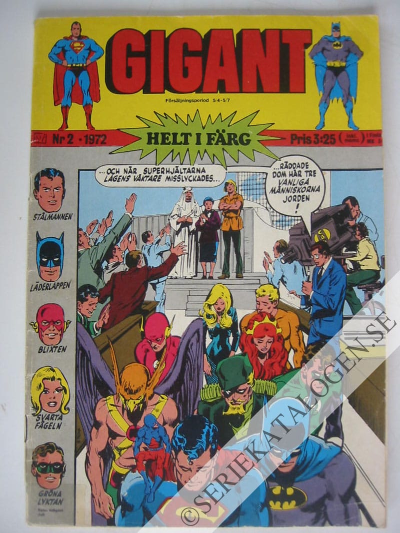 Framsida på Gigant #2 (1972)
