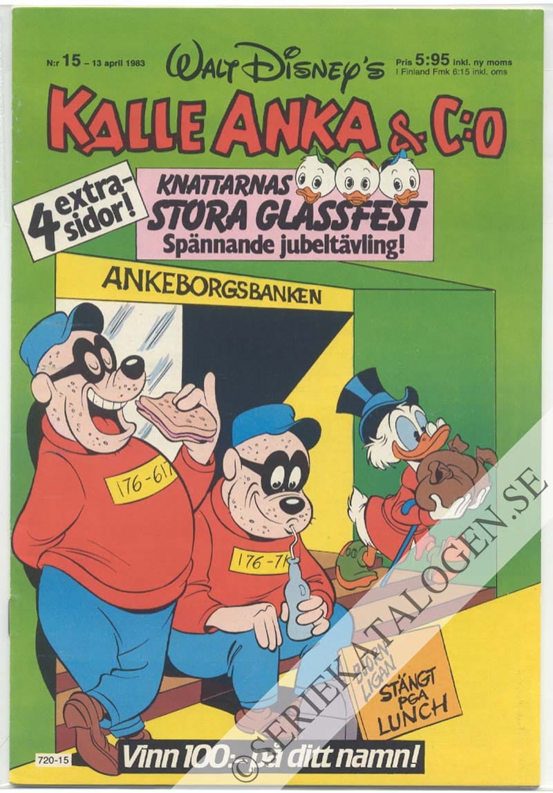 Framsida på Kalle Anka & C:o #15 (1983)