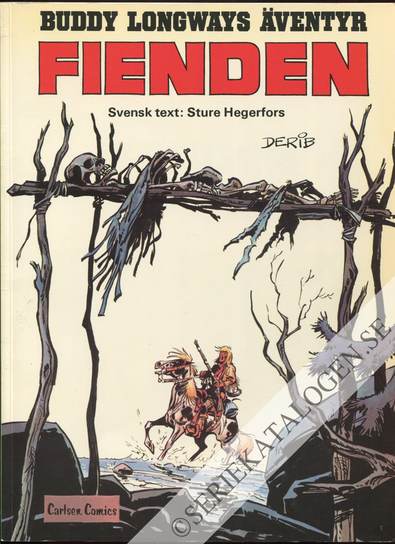 Framsida på Buddy Longways äventyr Fienden (1977)