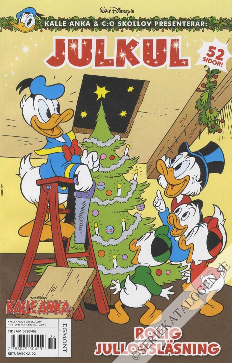 Framsida på Kalle Anka & C:o - Skollov Kalle Anka & C:o skollov presenterar: Julkul (2019)