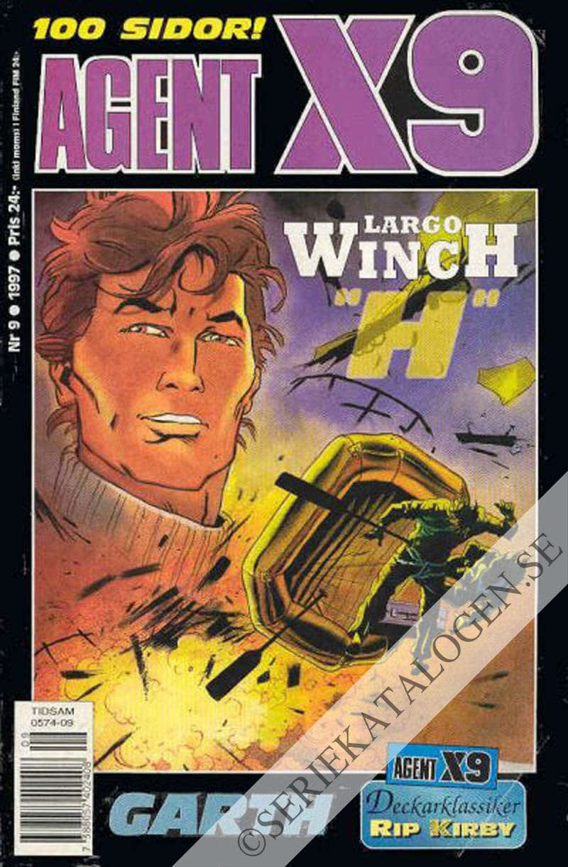 Framsida på Agent X9 #9 (1997)