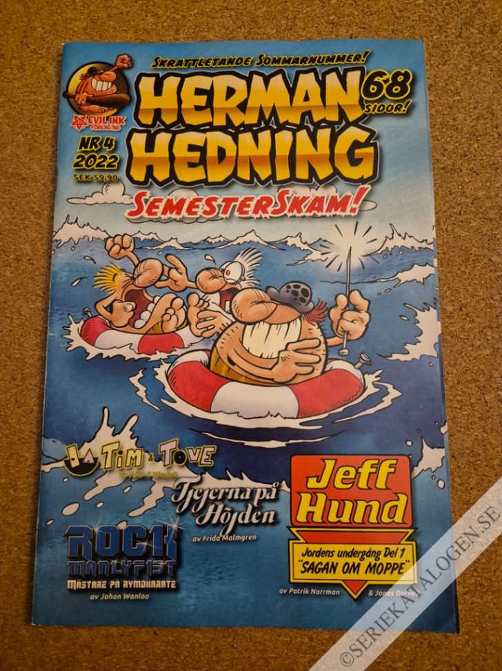 Framsida på Herman Hedning #4 (2022)