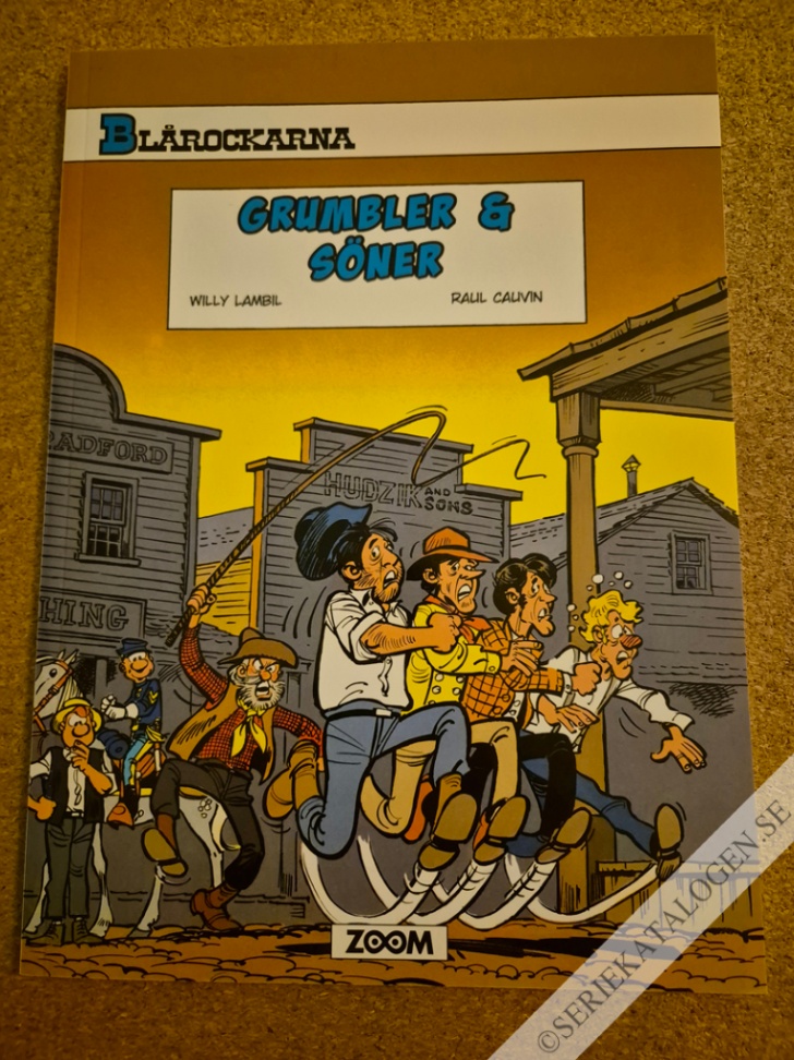 Framsida på Blårockarna Grumbler & söner (2018)