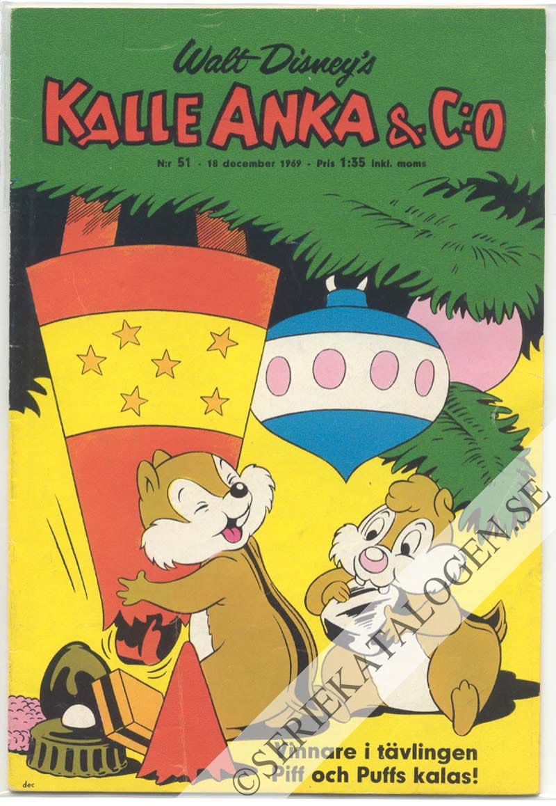 Framsida på Kalle Anka & C:o #51 (1969)