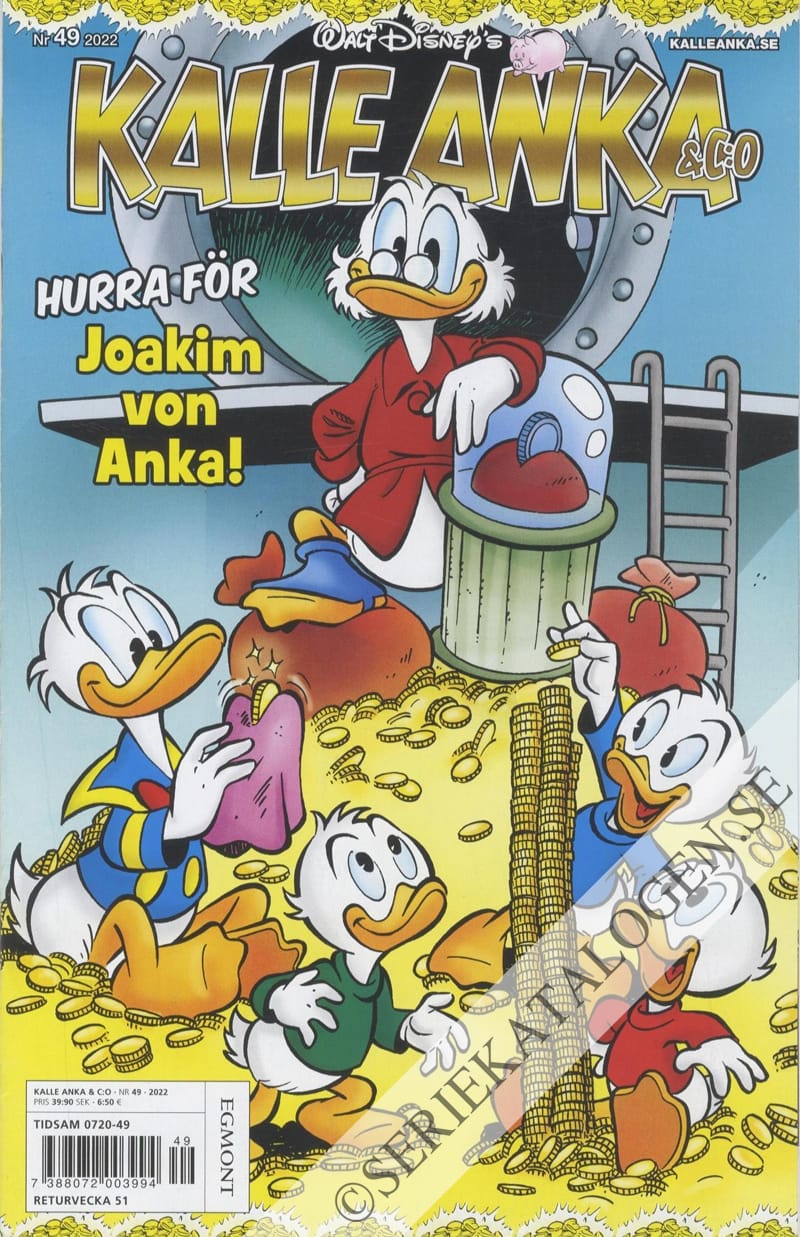 Framsida på Kalle Anka & C:o #49 (2022)