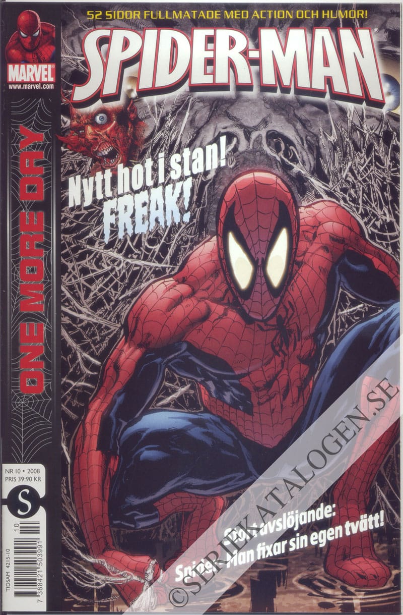 Framsida på Spider-Man #10 (2008)