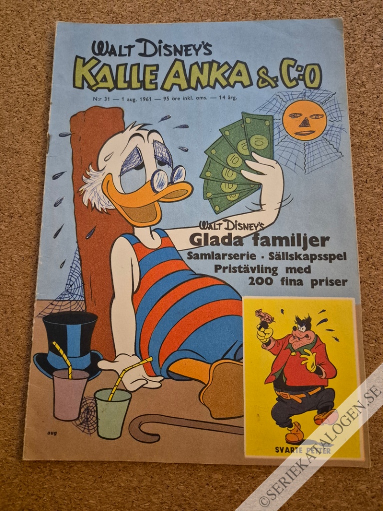 Framsida på Kalle Anka & C:o #31 (1961)