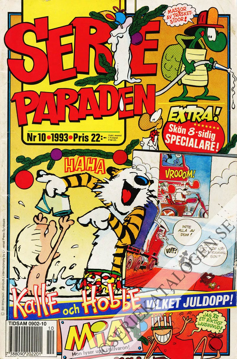 Framsida på Serie-paraden #10 (1993)