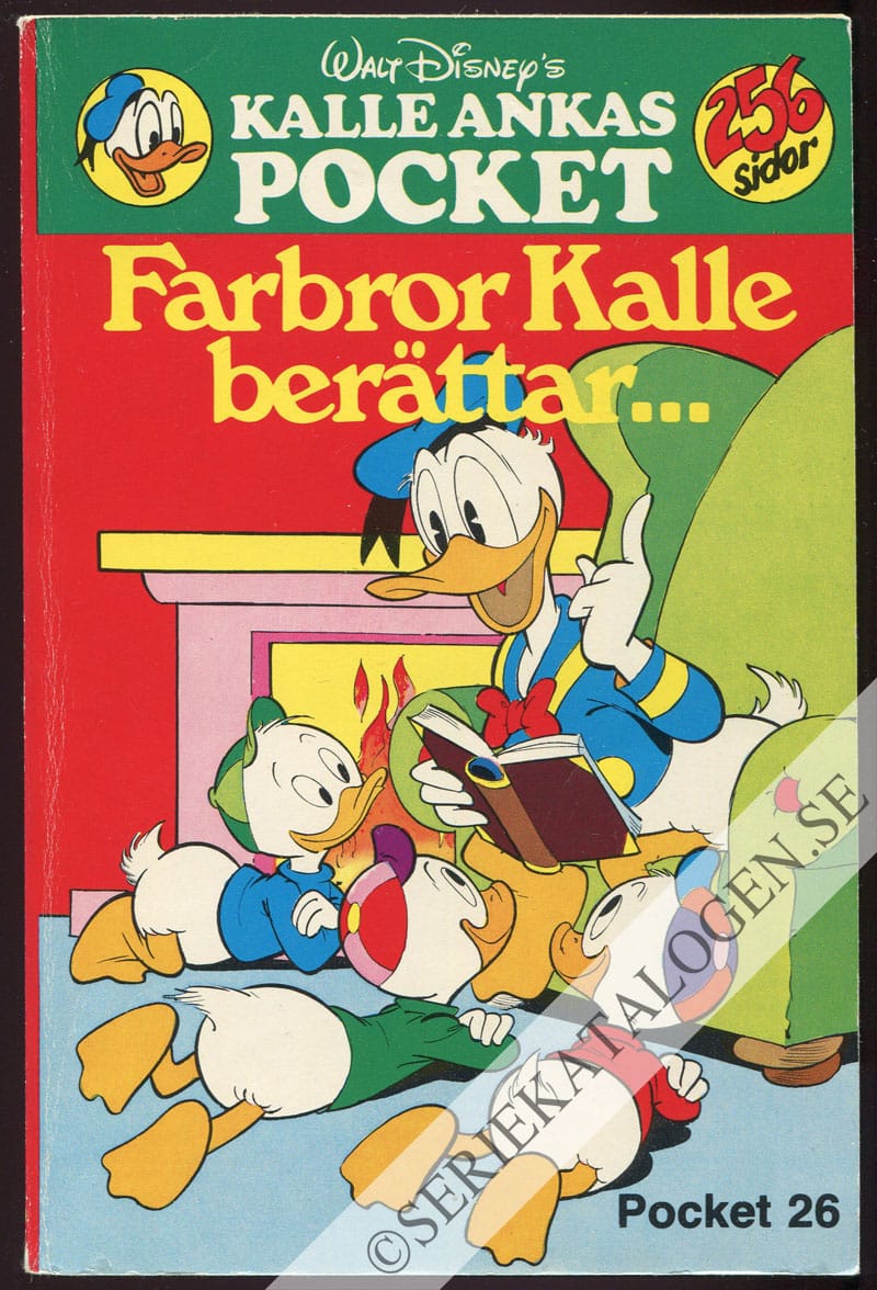 Framsida på Kalle Ankas pocket Farbror Kalle berättar... (1978)
