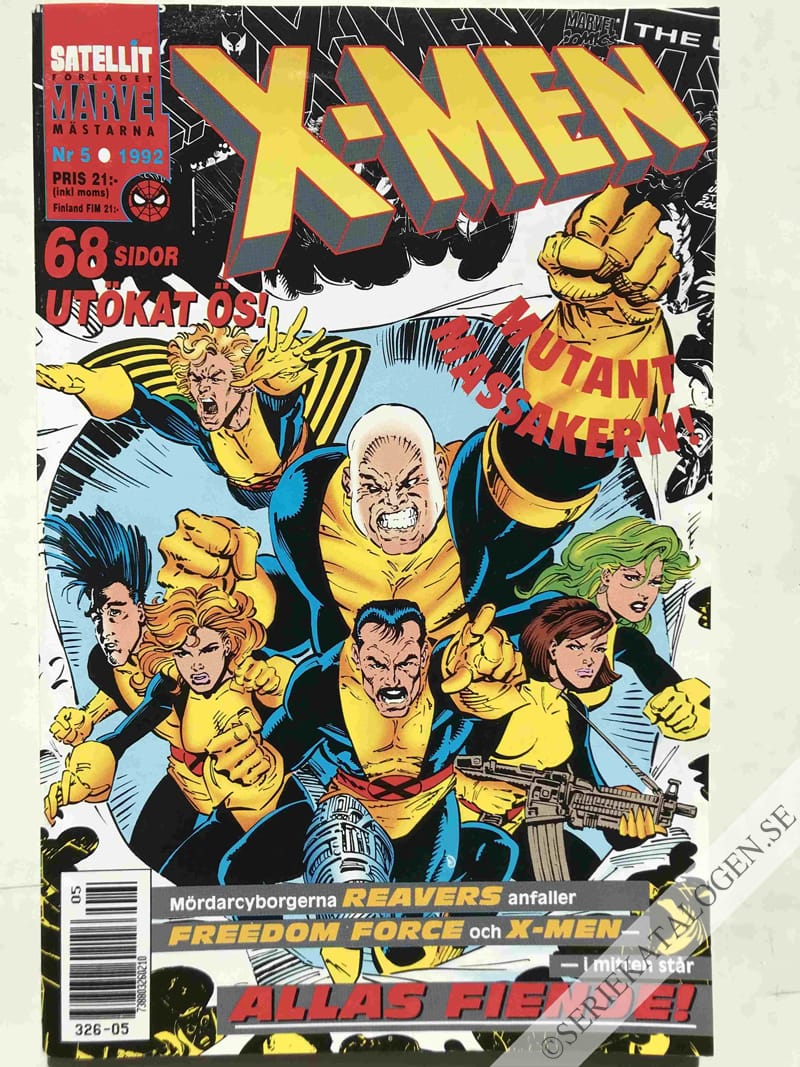 Framsida på X-Men #5 (1992)