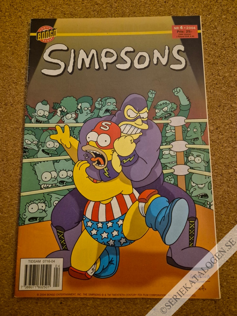 Framsida på Simpsons #4 (2004)