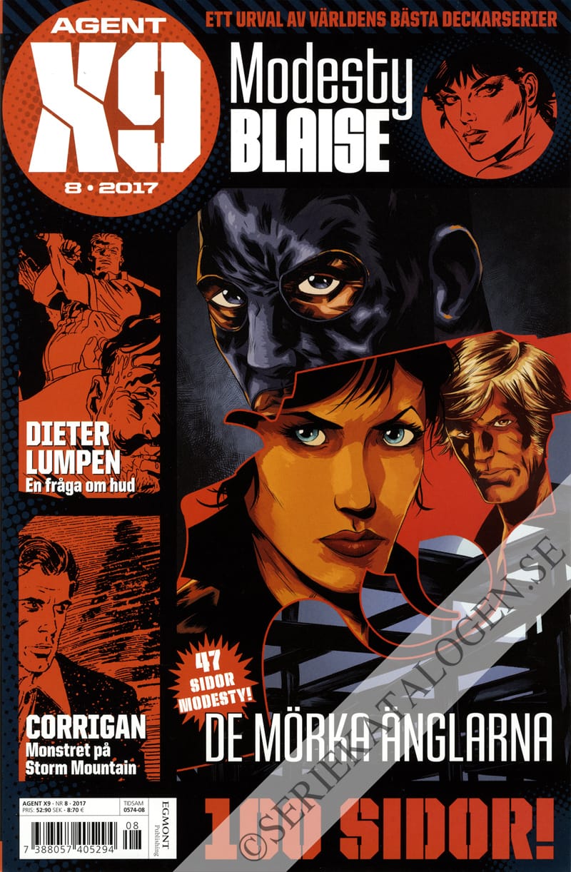 Framsida på Agent X9 #8 (2017)