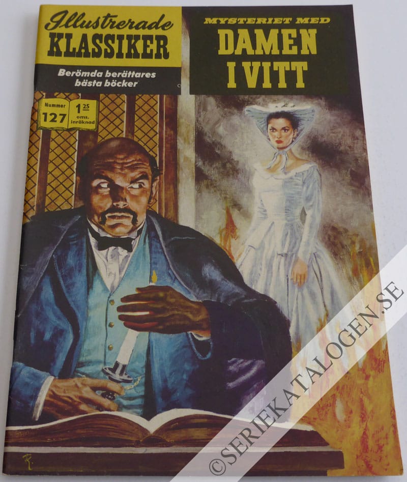Framsida på Illustrerade Klassiker #127 - Damen i vitt (1961)