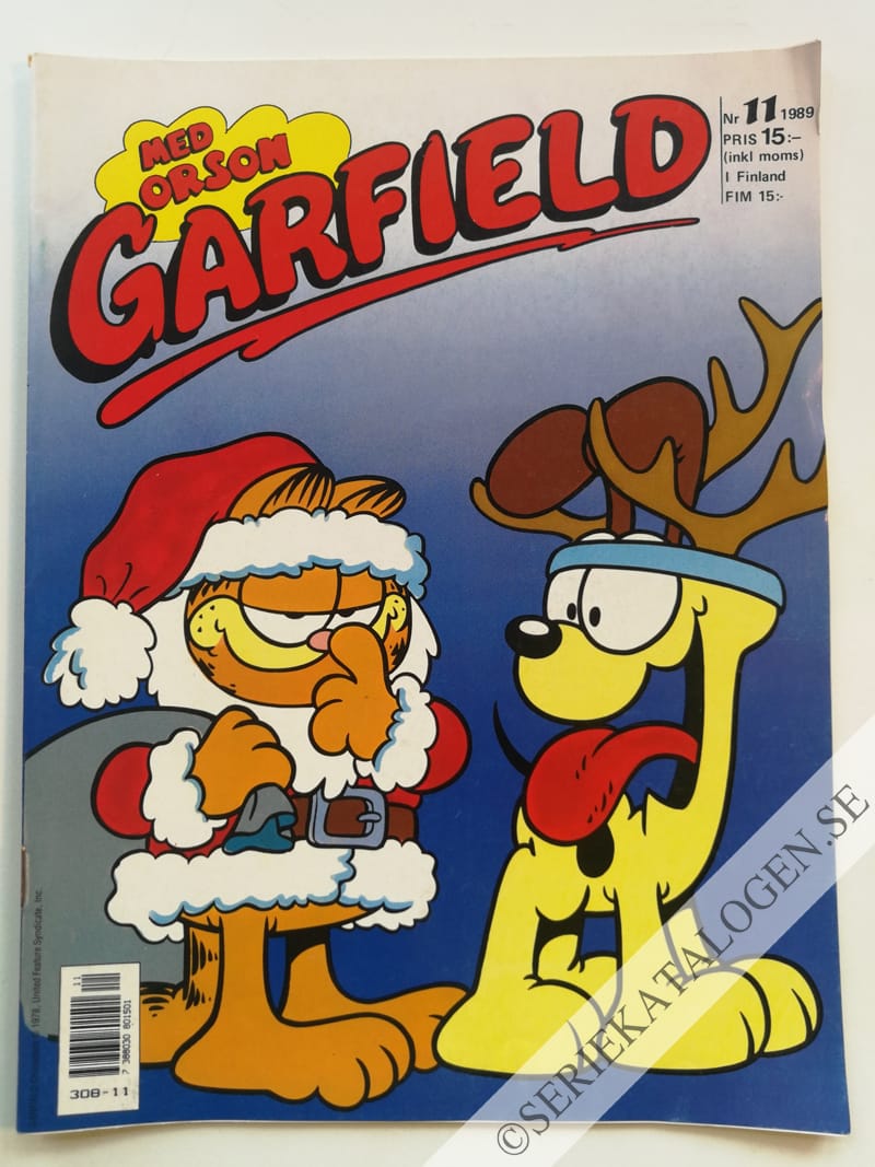 Framsida på Garfield #11 (1989)