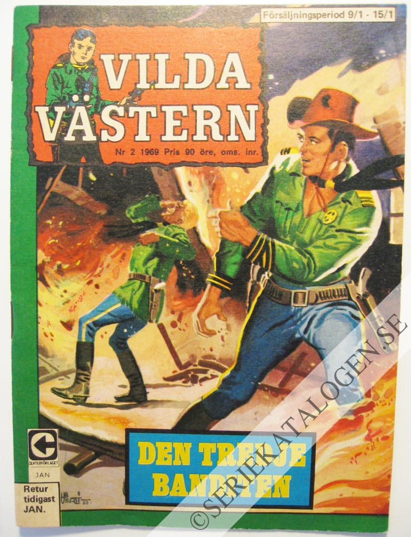 Framsida på Vilda Västern #2 (1969)