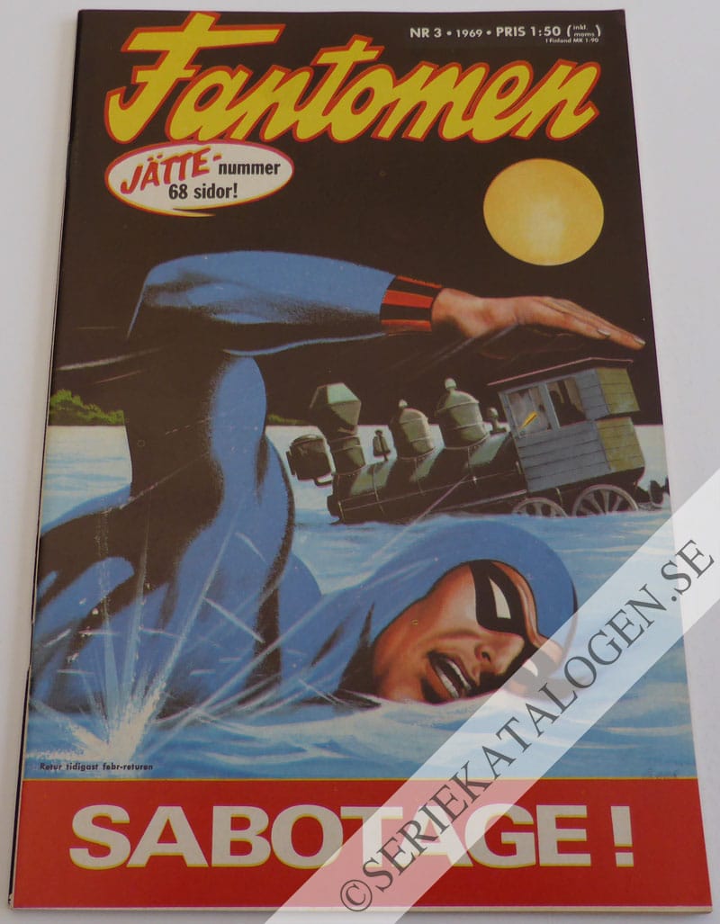 Framsida på Fantomen #3 (1969)