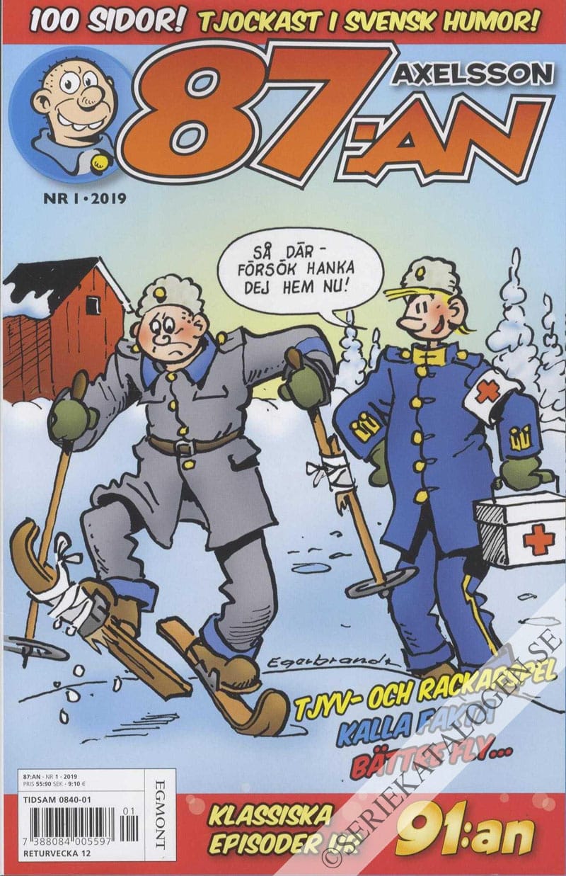 Framsida på 87:an Axelsson #1 (2019)