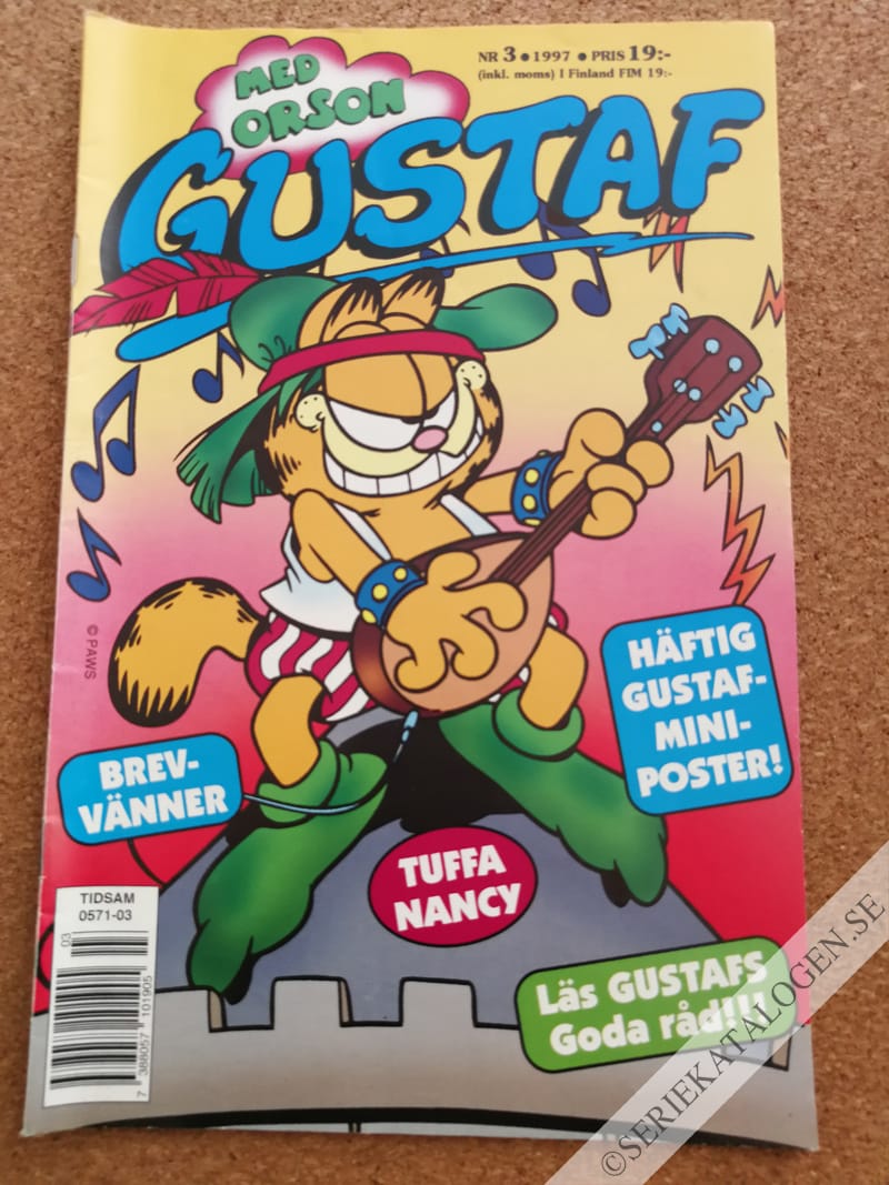 Framsida på Gustaf #3 (1997)