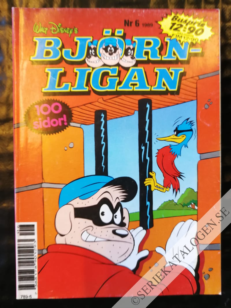 Framsida på Björnligan #6 (1989)