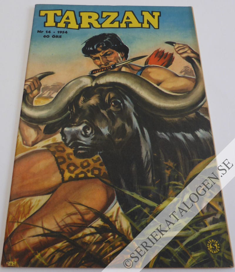 Framsida på Tarzan #14 (1954)