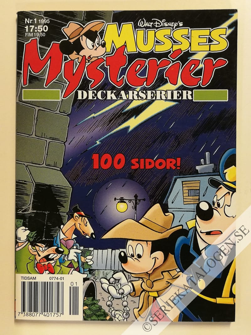 Framsida på Musses mysterier #1 (1995)