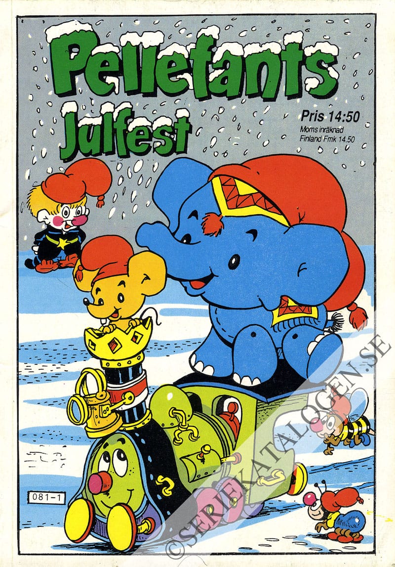 Framsida på Pellefants julfest (1987)