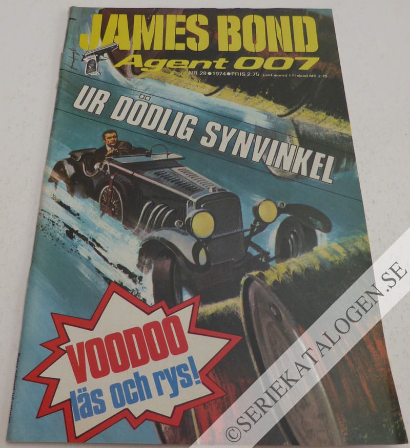 Framsida på James Bond agent 007 #28 (1974)