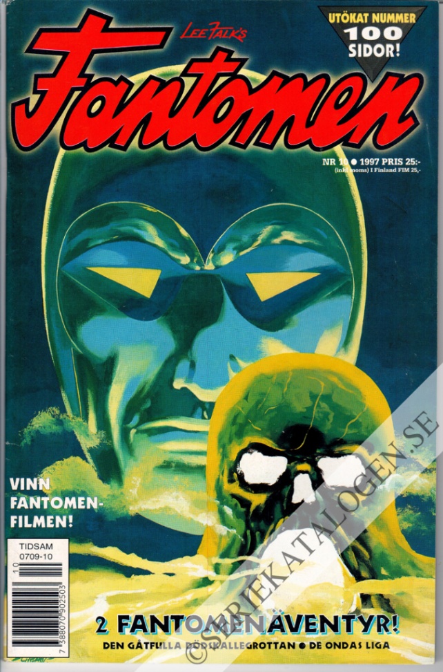 Framsida på Fantomen #10 (1997)