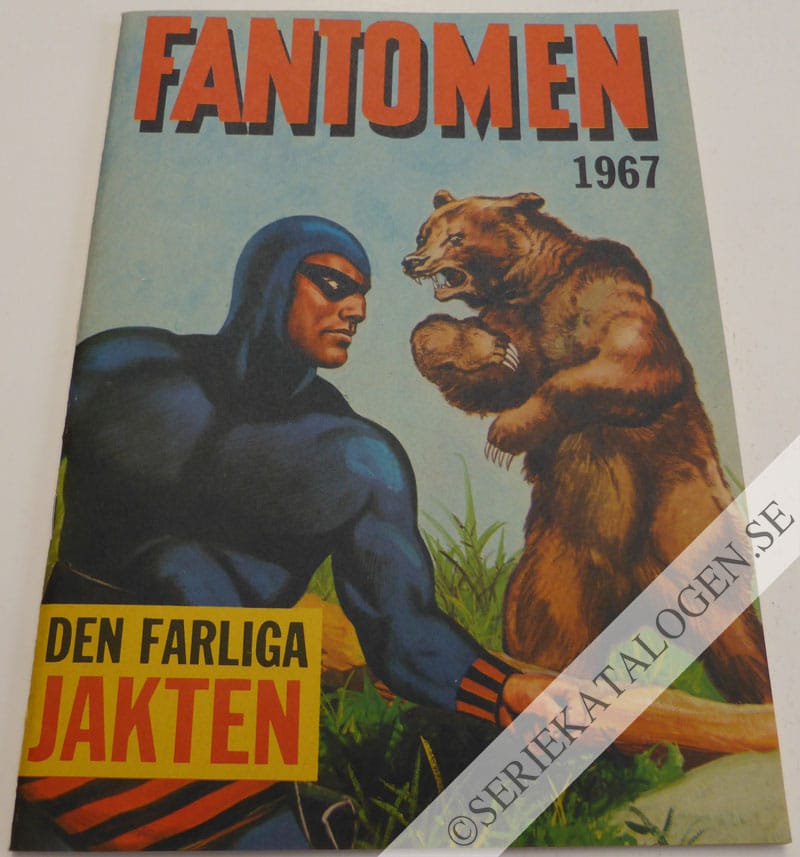 Framsida på Fantomen Den farliga jakten (1966)