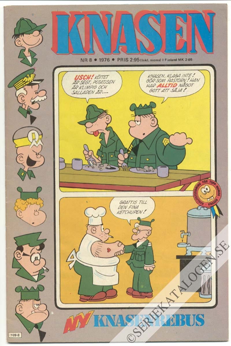 Framsida på Knasen #8 (1976)
