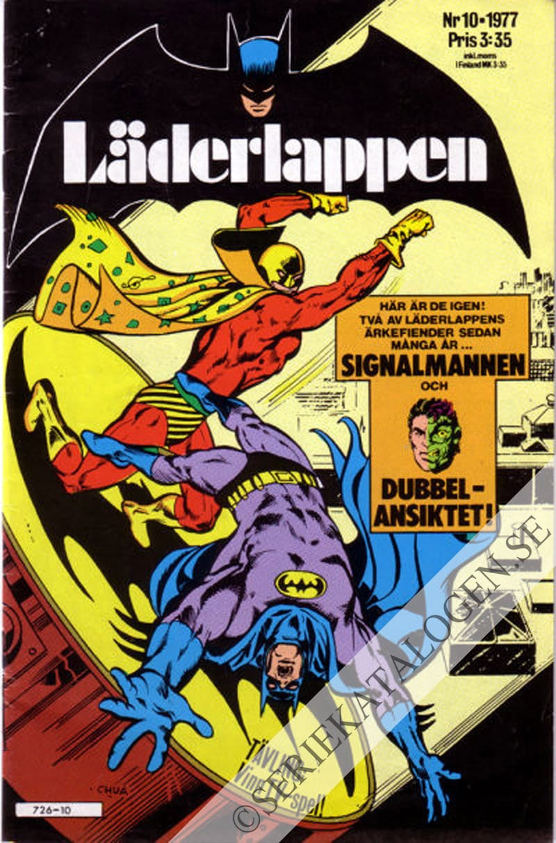 Framsida på Läderlappen och Robin #10 (1977)