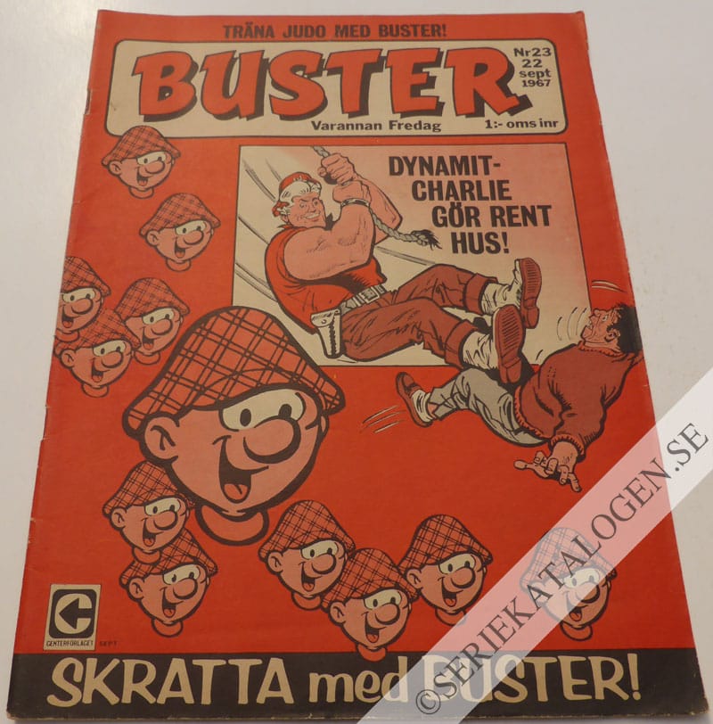 Framsida på Buster #23 (1967)