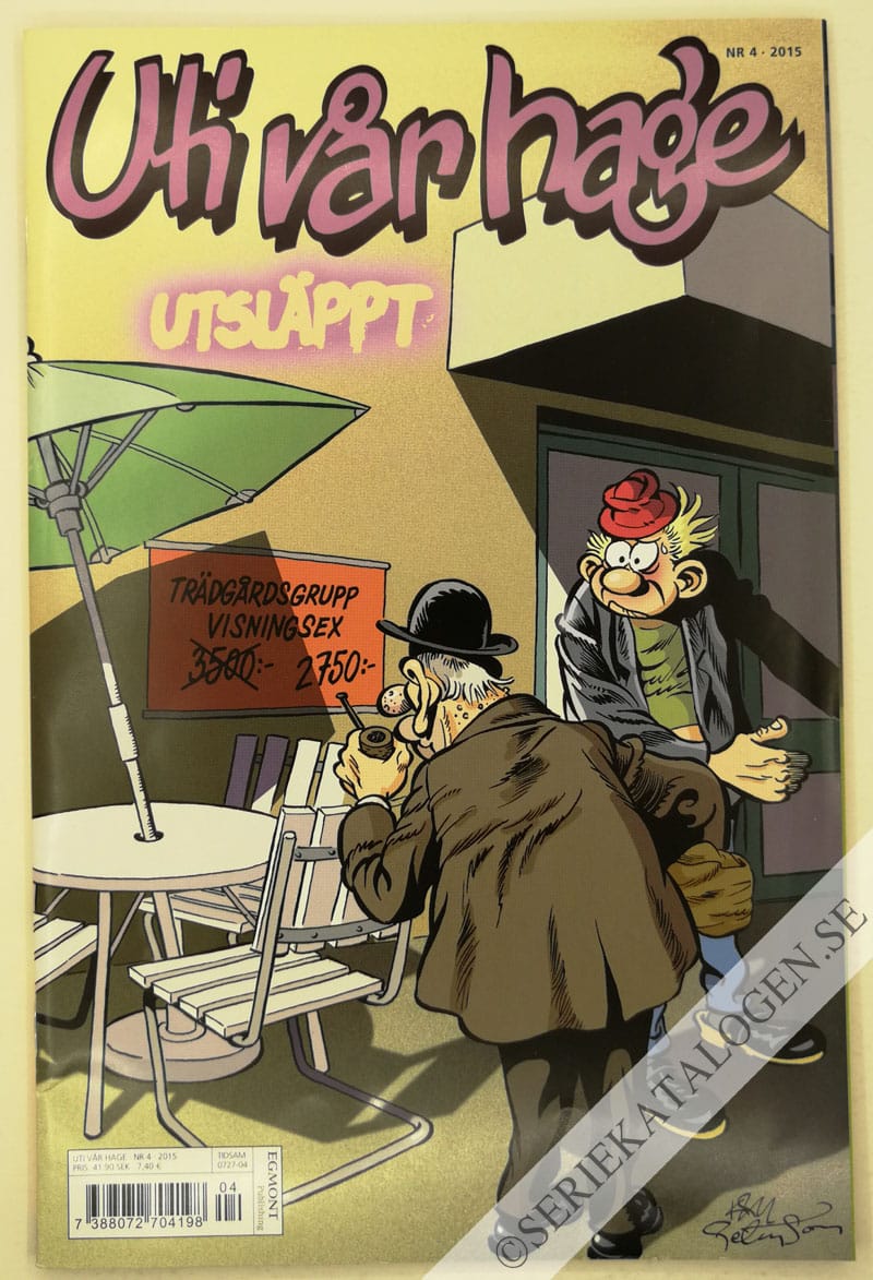 Framsida på Uti vår hage #4 - Utsläppt (2015)