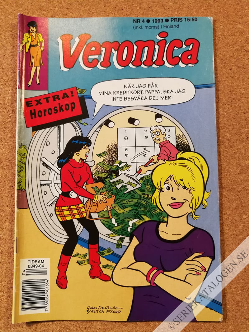 Framsida på Veronica #4 (1993)