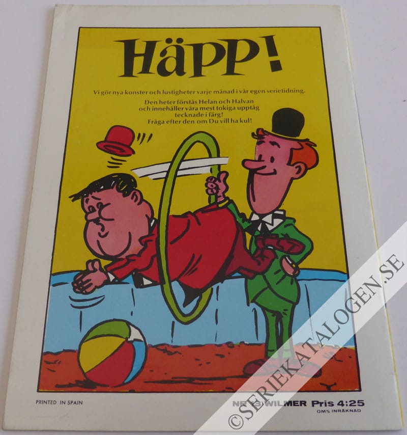 Baksida på Stort julalbum (1969)
