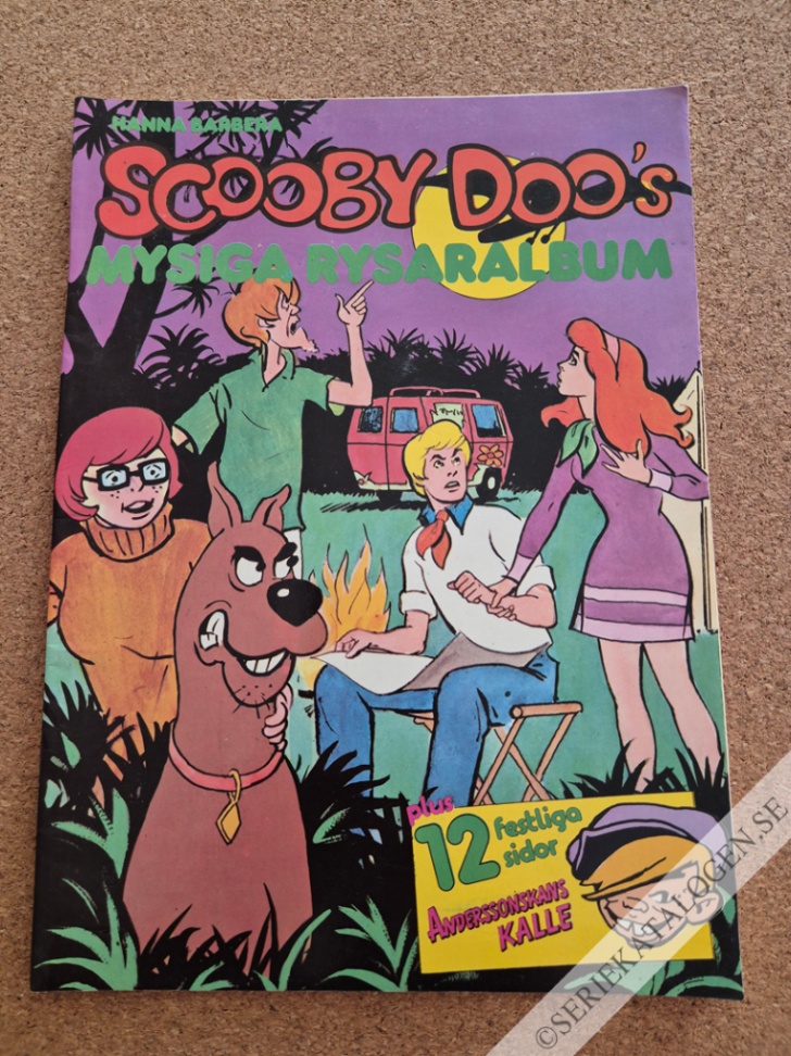 Framsida på Scooby Doo's mysiga rysaralbum # (1974)