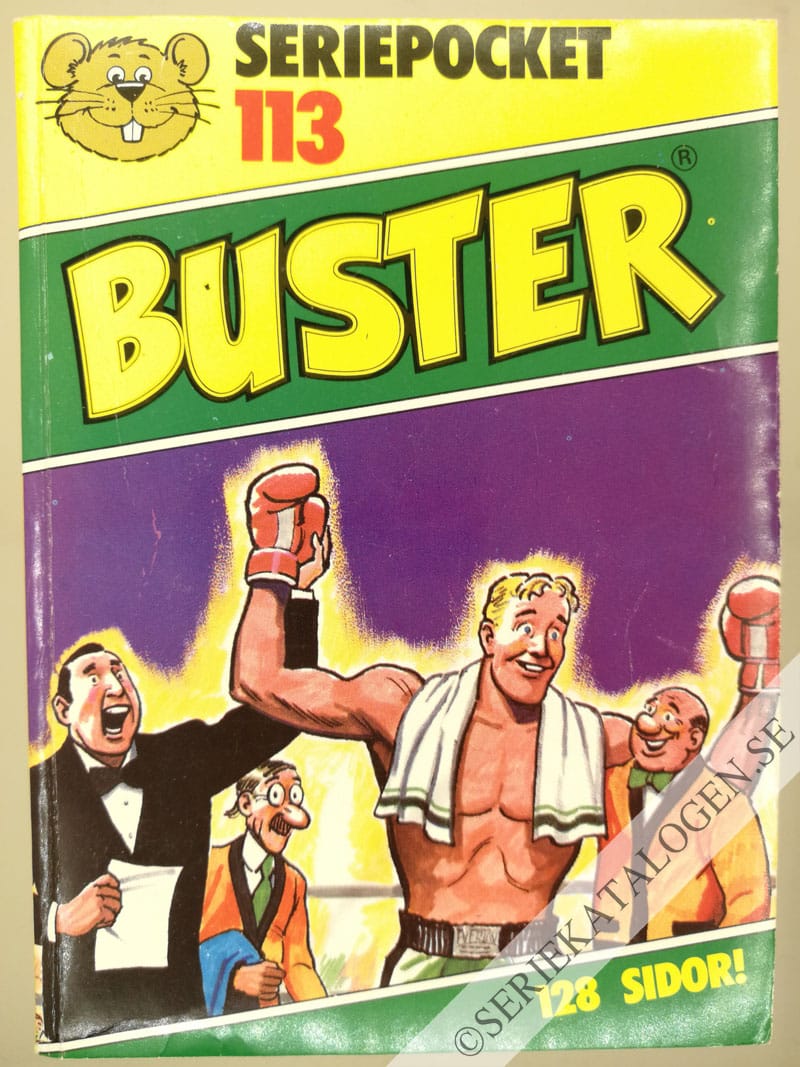Framsida på Seriepocket #113 - Buster (1982)