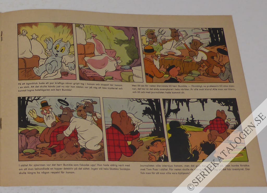 Exempel på Tom Puss och sjöormen (1952)