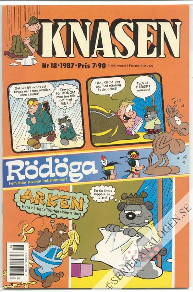 Framsida på Knasen #18 (1987)