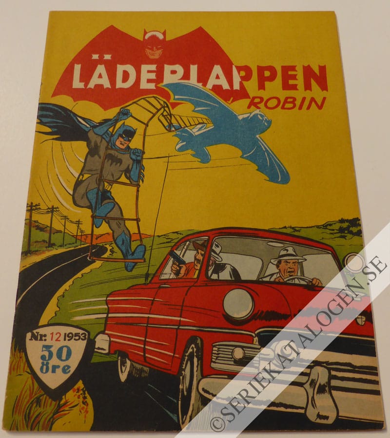 Framsida på Läderlappen och Robin #12 (1953)