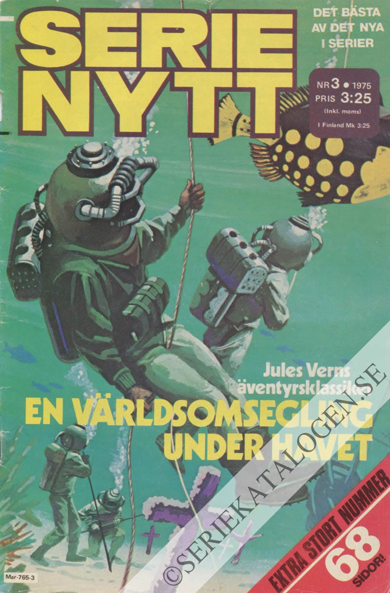 Framsida på Serie-Nytt #3 (1975)